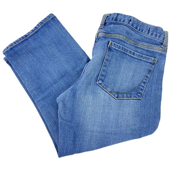 Paper Denim & Cloth Womens 31/12 Isabella Capri Jeans Medium Wash Denim Cropped - Picture 2 of 13